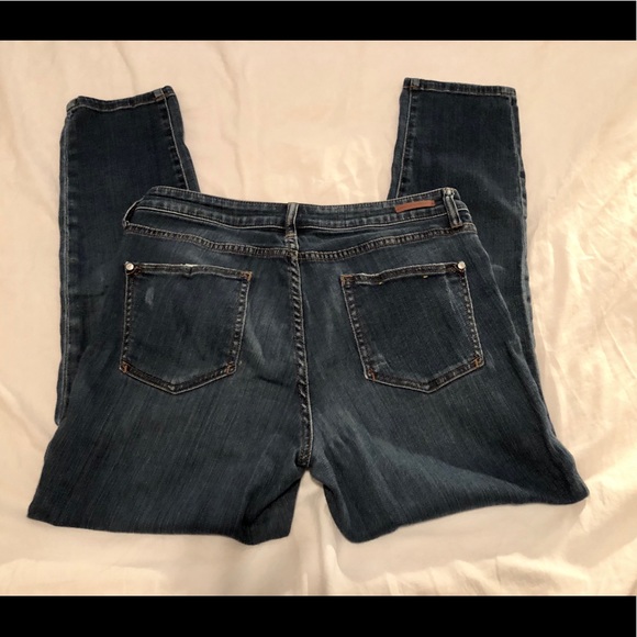 PILCRO blue ripped denim straight leg jeans 31 - Picture 4 of 6